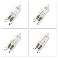 Electrolux 4 x 40W Smeg Pyrolytic Oven Halogen Lamp Light Bulb Globe SAP399X-8 SAP578X-9 spare part