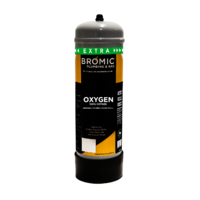 Bromic Disposable PURE   OXYGEN Gas Bottle  2.2LT. Welding Health , Nabulizer MedicaL spare part