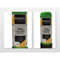 Bromic Twin Pack (2) Zip 91295 Sparkling Replacement CO2 Cylinder 1.0kg (2.2L) e