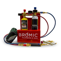 BRAZING KIT FOR DISPOSABLE OXYGEN & MAP GAS BOTTLES 1811167 BROMIC