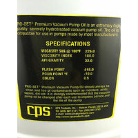Universal ECONOMIC PREMIUM  CPS VACUUM PUMP OIL 1 GALLON   3.78LT VPOG spare part