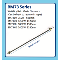 WET/DRY BAIN MARIE ELEMENT BM73 BM73H0 2400W 2280mm
