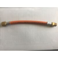 LPG BBQ HEATER COOKER GAS HOSE 5MM 3/8 MBSP x 3/8 FEMALE  FL 300MM