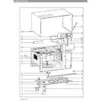 Miele GENUINE MIELE MICROWAVE OVEN TURNTABLE MOTOR M8260 p/n  06873733 RMOTDA255WRZZ spare part