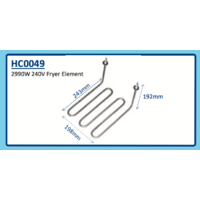 2990W 240V FRYER ELEMENT HC0049