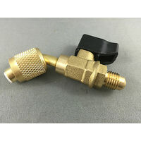 Igloo R410a Ball Valve Adapter 1/4" male - 5/16 Female Swivel Manifold AIR CONDITIONER spare part