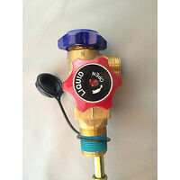 Universal Air Conditioning  Refrigerant Gas Tank Single Outlet SCG Valve 2.6mpa &Tub spare part