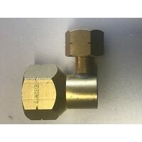 BBQ COOKER GAS CYLINDER ADAPTER 3/8" LH BSP TO A POL OUTLET PRIMUS CHAMPANION
