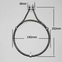 Fisher & Paykel FISHER & PAYKEL FAN OVEN ELEMENT BI600 BI601 BI602 BI603 BI450 BI451 BI452 BI453 spare part