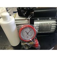 Universal 2 STAGE 5CFM NON  VACUUM PUMP + GAUGE 114/MIN VACUUM DESICCATOR 2DS245 spare part