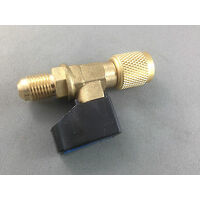 Igloo R410a  Ball Valve Adapter 5/16" male - 5/16 Female Swivel Manifold Refrigeration spare part