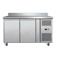 BRAND NEW STAINLESS STEEL 2 DOOR BENCH REFRIGERATOR FRIDGE 1.5M LONG