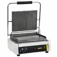 Apuro Bistro Large Contact Grill Smooth Plates 210(H)x 360(W)x 320(D)mm GH577-A