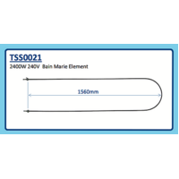 2400W 240V BAIN MARIE ELEMENT TSS0021