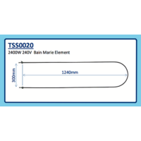 2400W 240V BAIN MARIE ELEMENT TSS0020