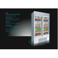 IGLOO DOUBLE DOOR  COMMERCIAL FROZEN FOOD  DISPLAY FREEZER T 1220x700x1980mmWDH