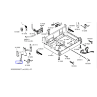 Miele Miele Dishwasher door Hinges G 898 SCI PLUS 3 Right and Left 03943961 03943952 spare part