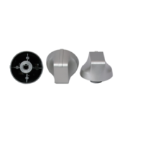 Chef 4 x Genuine Chef 615 Gas Cooktop Silver Control Knob GHC615S*50 94325355350 spare part