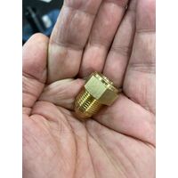 CARAVAN RV HOME  BBQ LPG LPG BRASS UNION BSP male x SAE female  3/8” x 3/8”