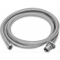 GAS BAYONET HOSE SUIT WEBBER Q & BABY Q 3 METER BRAIDED 3/8 SAE CARAVAN WEBER