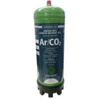 Disposable Gas Bottle - ARGON / CO2 - 2.2 Litre - MIG - TIG