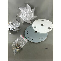 Smeg Universal Fan Motor& 2 Blades. Suits a range of Fan Forced Ovens spare part