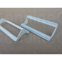 FISHER & PAYKEL FREEZER BASKET HANDLES-WHITE (PK2) H160S  H215X  H220X H275X | Part No: 818205P