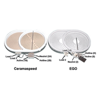 Genuine Element Oval 2200w Under Ceramic For Electrolux Spare Part No: 55671