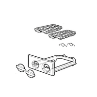 Electrolux Genuine Tray Ice Cube 2 Twist & Serves For Electrolux Spare Part No: 1629915 spare part