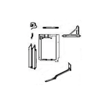 Genuine Motorised Louvre And Duct Outlet Air Sub Assembly For Electrolux Spare Part No: 20001754