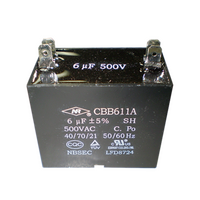 Genuine Capacitor 6uf 500v 4 Small Pin Fan For Electrolux Spare Part No: 33010037