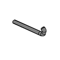 Genuine Hose Overflow Right For Electrolux Spare Part No: 42041125