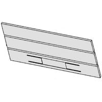 Genuine Panel Assembly Upper Control Slider High Grade Stainless Steel For Electrolux Spare Part No: 4055110433