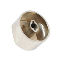 Genuine Knob Silver Paint Finish For Electrolux Spare Part No: 4055226239