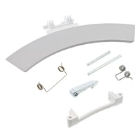 Electrolux Genuine Handle Door Assembly White Silver For Electrolux 91609803700 Spare Part No: 4055243929 spare part
