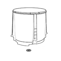 Genuine Bowl Outer Medium + Seal For Electrolux Spare Part No: A00194601