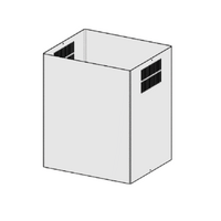 Electrolux Genuine Cover Flue Upper Stainless Steel For Electrolux EFC9543X/A Spare Part No: 50281837-00/0 spare part