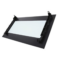 Genuine Panel Door Glass Front Stainless Steel 591.5 X 33 For Electrolux Spare Part No: 5616265038