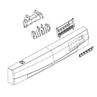Genuine Panel Control Inox For Electrolux Spare Part No: 8086202234
