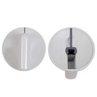 Genuine Knob Control White For Electrolux Spare Part No: 0019007720