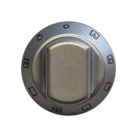Genuine Knob Control Silver For Electrolux Spare Part No: ET406508