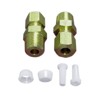 Genuine Coupling Kit Brass 1/4 X 1/4 Water Tube For Electrolux Spare Part No: WF004