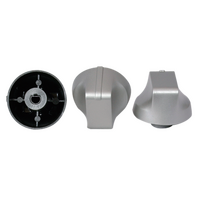 Genuine Knob Control Stainless Steel Appearance Kit Of 5 For Electrolux Spare Part No: 305519704K