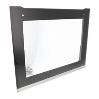 Genuine Glass Front Inox 592 X 470mm For Electrolux Spare Part No: 140044082331