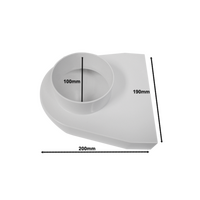 Electrolux Genuine Venting Connector Dryer For Electrolux Spare Part No: DVSWI spare part