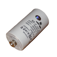 Universal 50uF 450Volt Motor Start/Run Capacitor - Plastic Type For Fridges and Freezers spare part