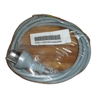 AEG 2m Mains Power Lead - 3pin Mains Plug to 6.35mm Spades For AEG Washing Machines spare part