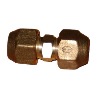 Universal Brass 5/16" SAE Flare Union With Flare Nuts For 2 X 501-0505 Fridges and Freezers spare part