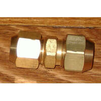 Universal Brass 5/8" to 1/2" Reducing Union With Flare Nuts For RF390 Fridges and Freezers spare part