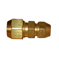 Universal Brass 5/8" to 3/8" Reducing Union With Flare Nuts For RF704 Fridges and Freezers spare part
